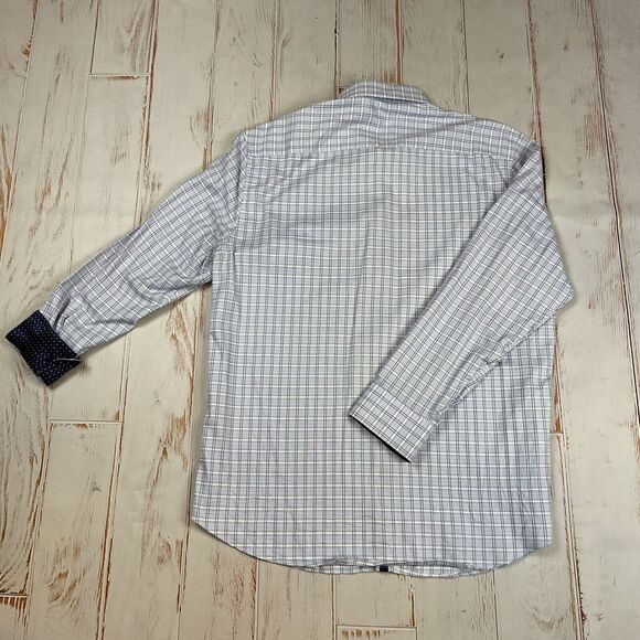 Michelson's London Long Sleeve, Flip Cuffs, Button Front, Dress Shirt, Size L - Picture 3 of 3